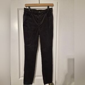 LOFT Dark Brown High Waisted Skinny Leg Corduroy Women's Jeans